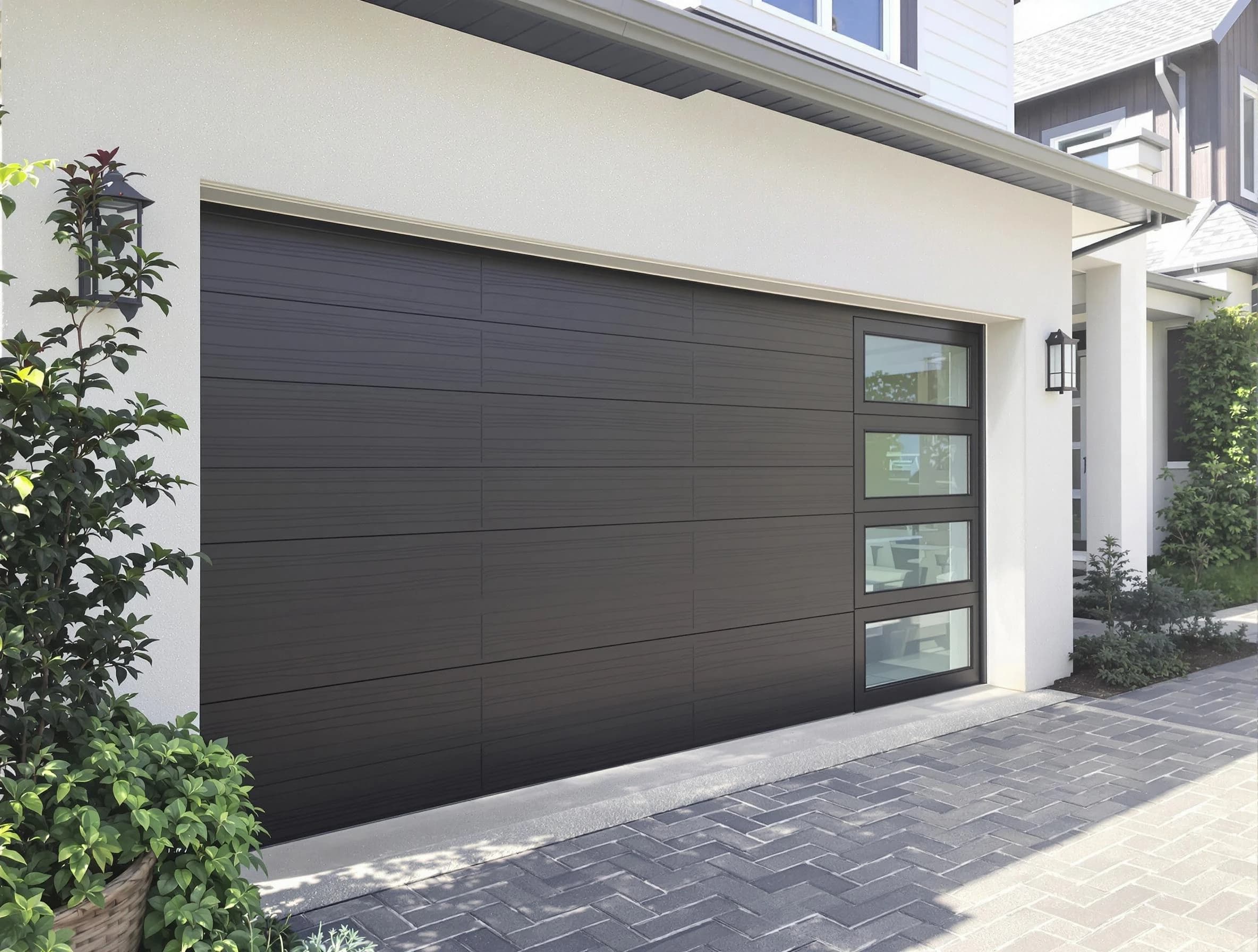 Custom garage door installation by Lewisburg Garage Door Repair in Lewisburg