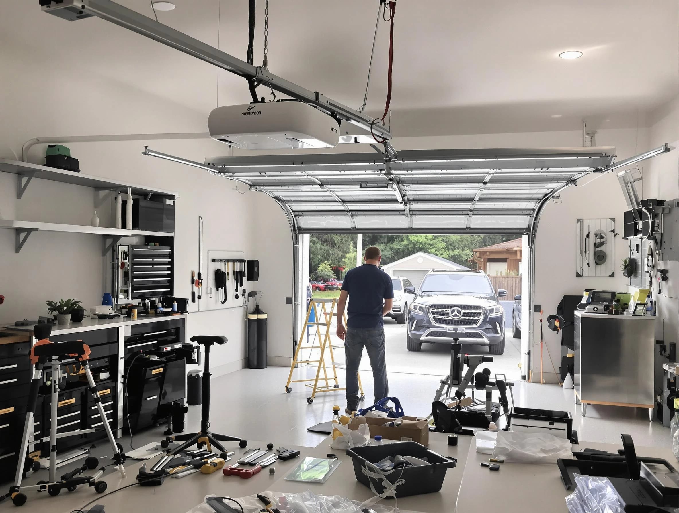 Garage door opener installation by Lewisburg Garage Door Repair in Lewisburg