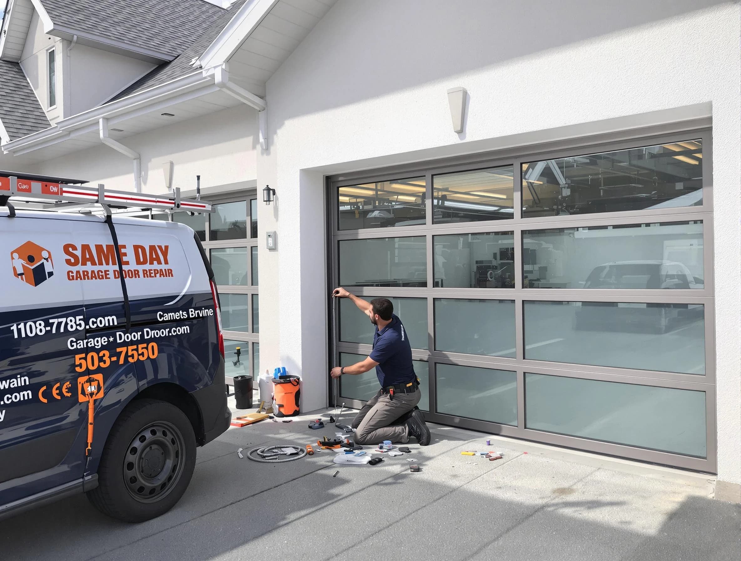 Same-day garage door repair service by Lewisburg Garage Door Repair in Lewisburg