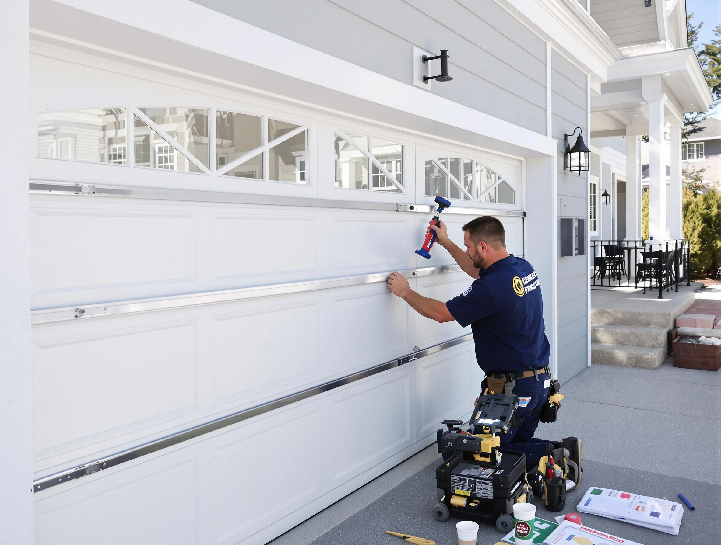 Professional garage door installation by Lewisburg Garage Door Repair in Lewisburg