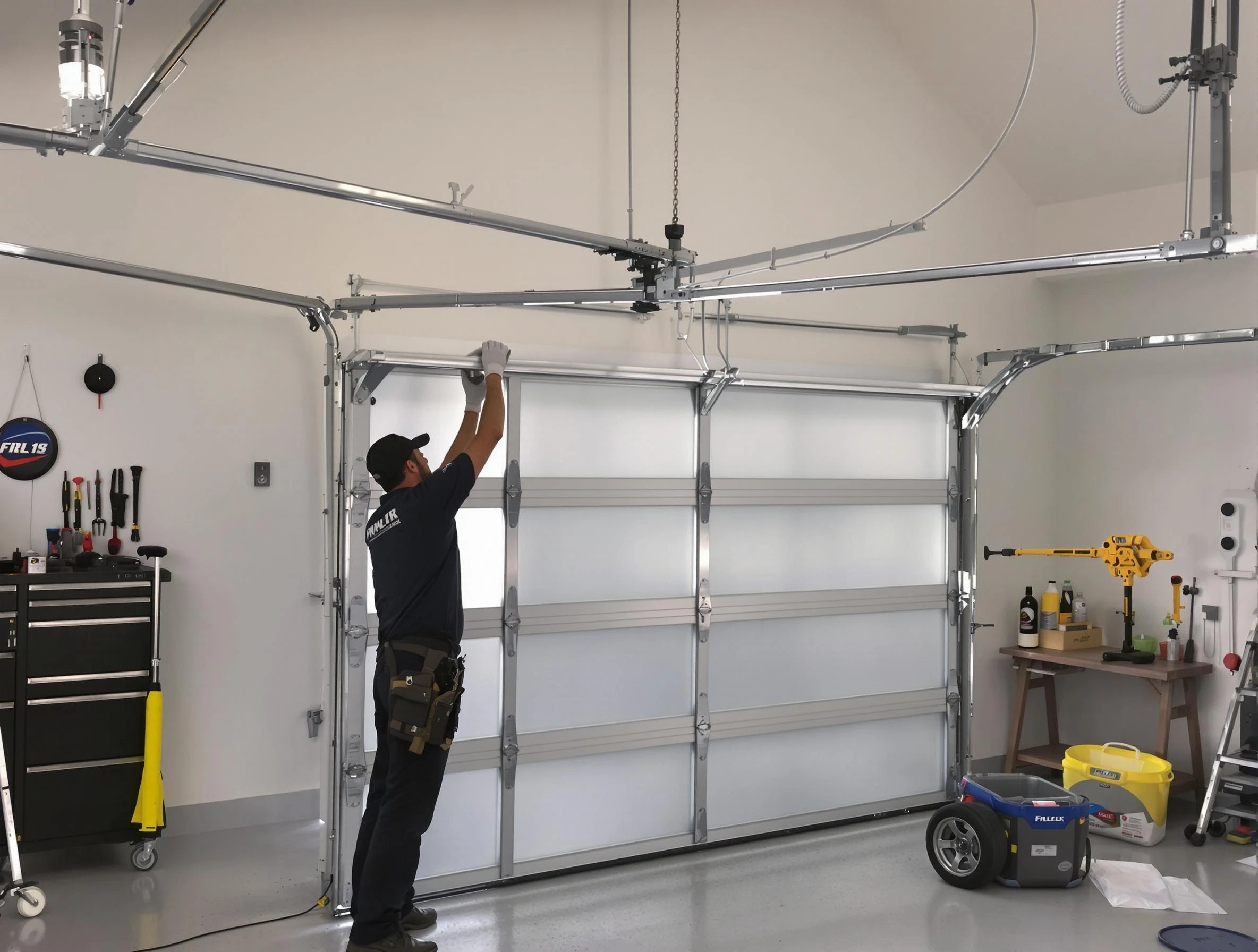 Lewisburg Garage Door Repair certified team performing precision garage door installation in Lewisburg
