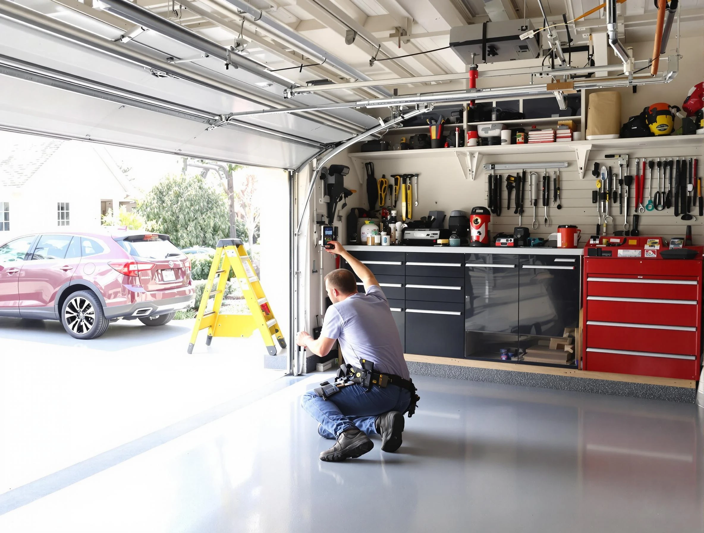 Local garage door repair service by Lewisburg Garage Door Repair in Lewisburg