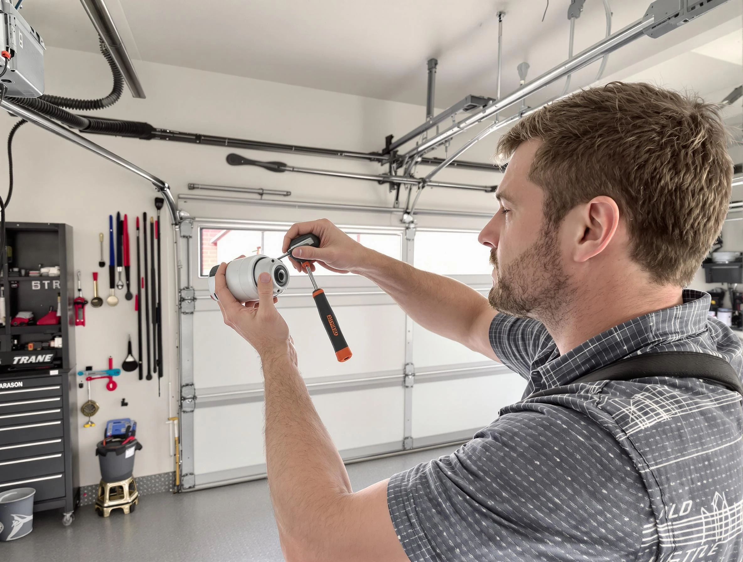 Garage door opener repair service by Lewisburg Garage Door Repair in Lewisburg