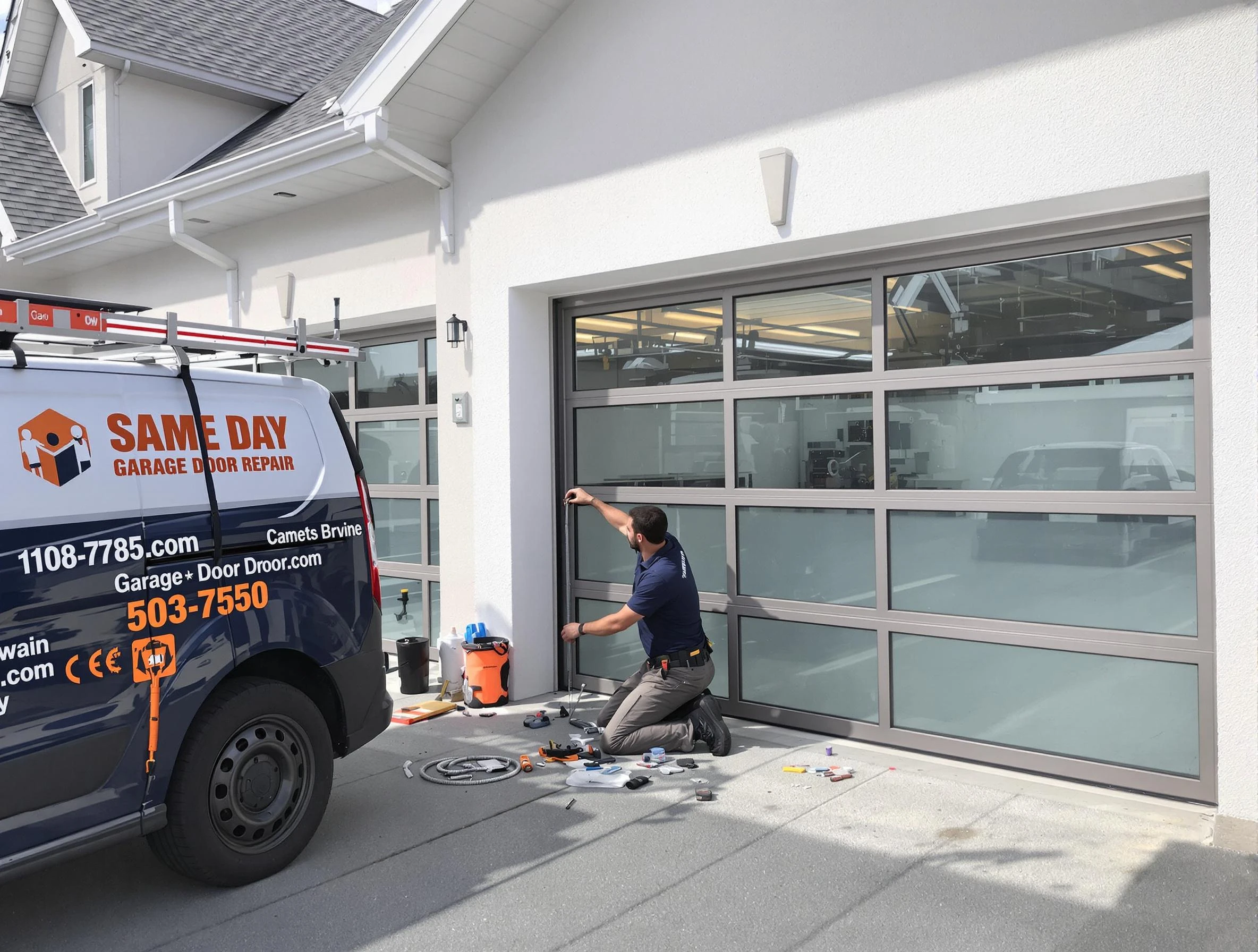 Same-day garage door repair service by Lewisburg Garage Door Repair in Lewisburg